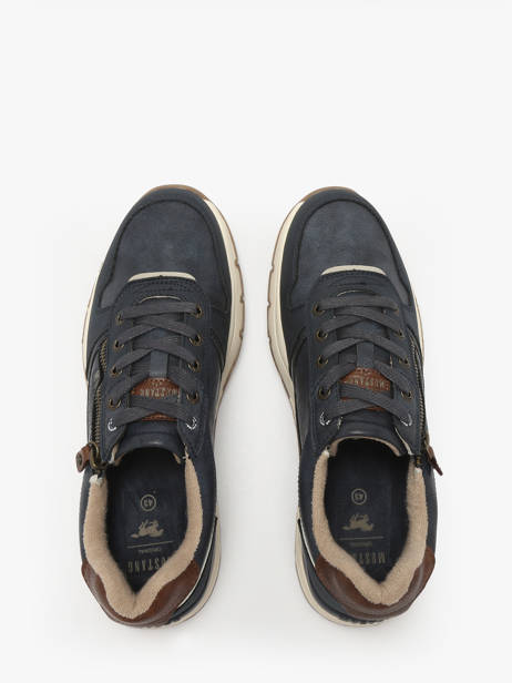 Sneakers Mustang Blauw men M0051001 ander zicht 3